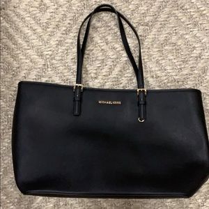 Michael Kors black large tote bag. Like new!